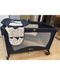 Baby Traveller’s Cot with Changing Station and Diaper and Essentials Storage Sleeve 1