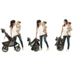 Evenflo Victory Plus Jogging Stroller Travel System with LiteMax Infant Car Seat 1