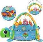 Turtle Playmat with Balls and Linkable Toys 8