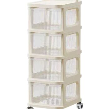 4 Tier Storage Rack + Bottle Storage