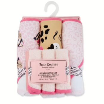 Juicy Couture 6-Piece Bath Towel Set