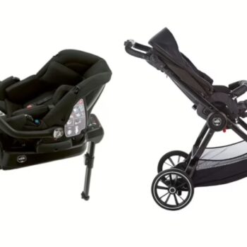 Cam Techno Bliss Stroller + Cam 2-in-1 Infant Car Seat With an Isofix Base