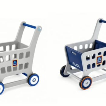 Wooden Shopping Trolley