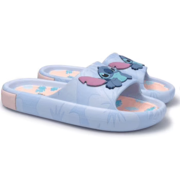 Stitch Blue Slippers: Brand-New