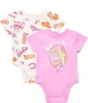 Barbie Baby Bodysuits 2-Piece Set: Brand-New