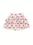 Cream Tiered Ruffled Skirt: Brand-New