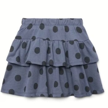 Polka Dot Tiered Ruffled Skirt: Brand-New