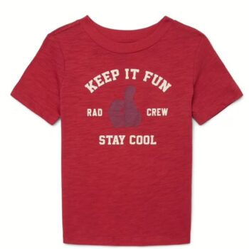 Red Graphic T-shirt: Brand-New