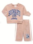 Hogwarts Sweatshirt and Shorts Set: Brand-New