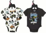 Monster Jam 2-Piece Onesie Set: Brand-New