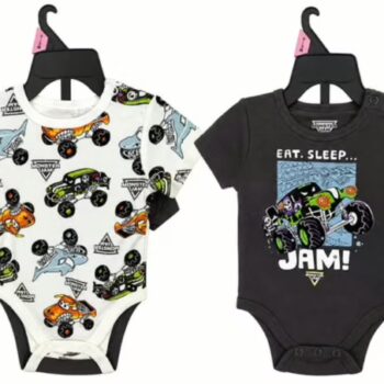 Monster Jam 2-Piece Onesie Set: Brand-New