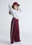 Burgundy Sweatpants: Brand-New