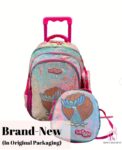 Smiggle Mermaid Tail Trolley Backpack & Snack/ Lunch Bag: Brand-New