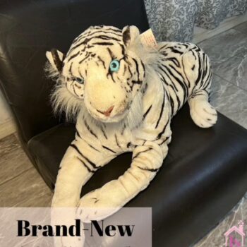 Stuffed White Tiger: Brand-New