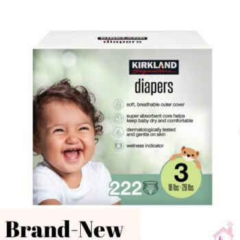 Kirkland Diapers - Size 3 - 222ct.: Brand-New