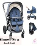 Kidilo Foldable Travel System - Stroller + Bassinet: Almost-New