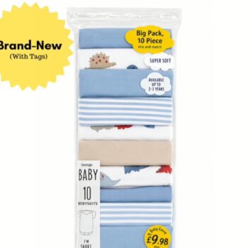 George 10-Pack Onesies  (6 - 9 M) Condition: Brand-New