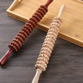 Wooden Therapy Gear Massage Roller Stick: Brand-New