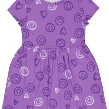 Heart Print Dress: Brand-New