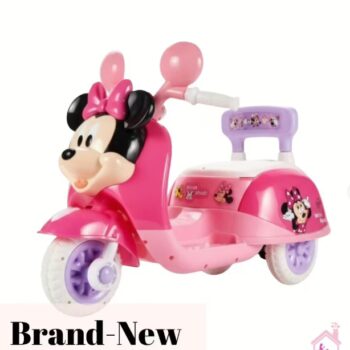 Minnie Mouse Electric Motorcycle: Brand-New
