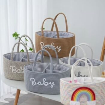 Snuggle & Stash Portable Nursery Storage Tote: Brand-New