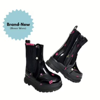River Island Kids PVC Chelsea Boots (Newborn - 3/19): Almost-New
